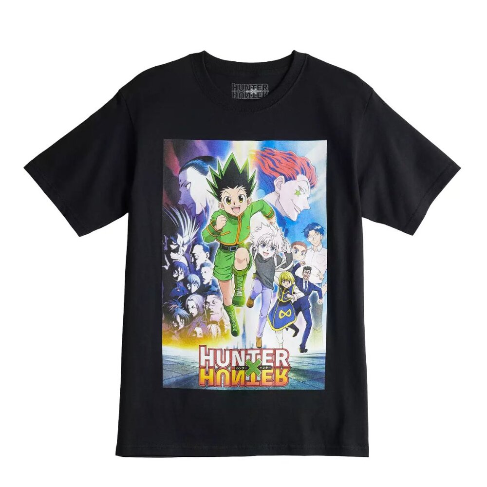 Men's Hunter X Hunter Black GraphicTee Size XXL NWT
